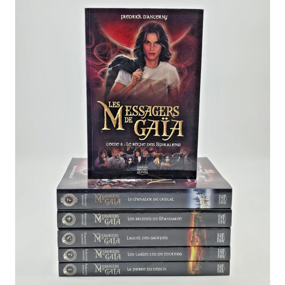 6x Les Messagers de Gaïa Lot livres Fantasy – BD Français – Très Bon État